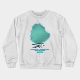 Bonaventure Island Canada map Crewneck Sweatshirt